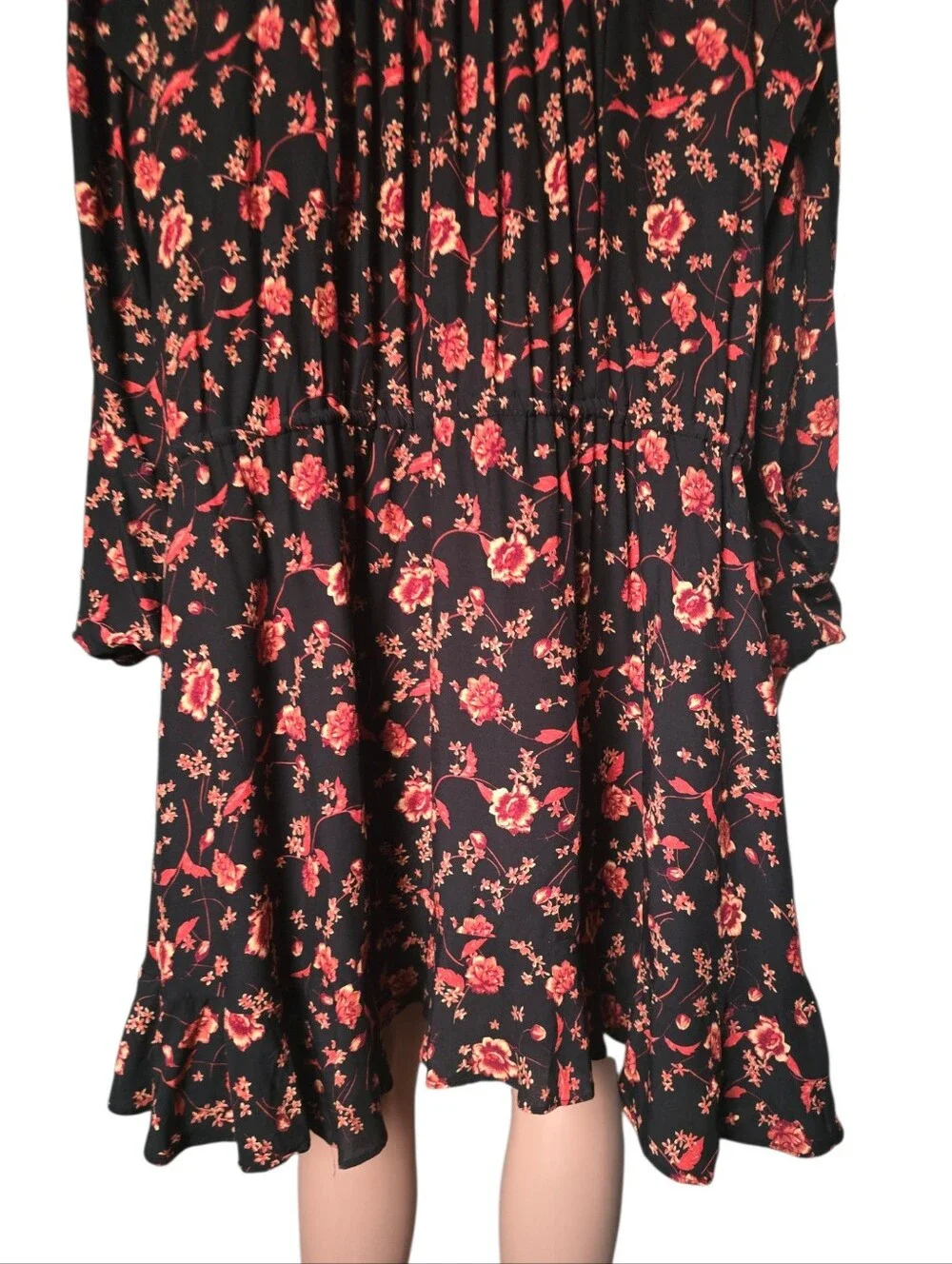 Free People Flower Fields Mini Dress in Dark Combo